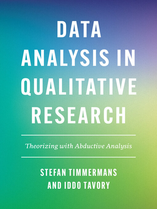 Title details for Data Analysis in Qualitative Research by Stefan Timmermans - Available